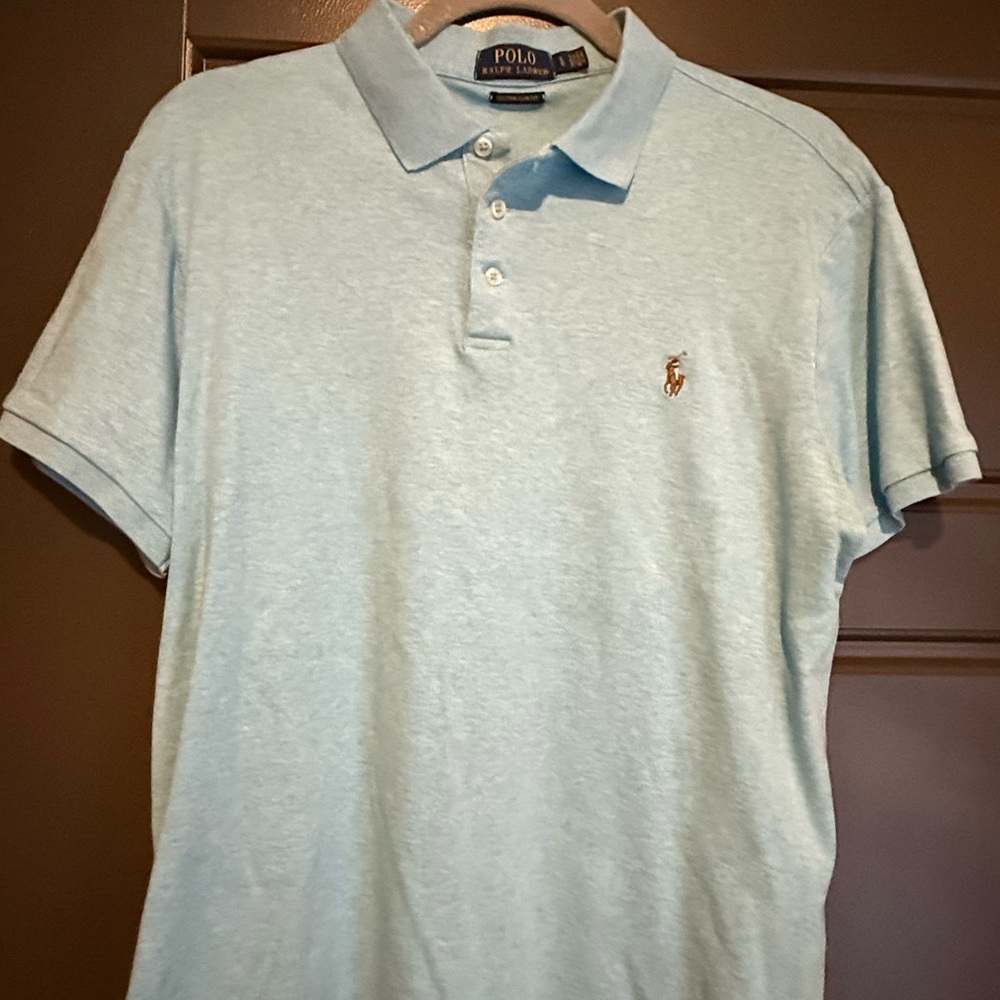 Polo by Ralph Lauren Men's Sky Blue Polo Shirt